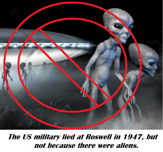 no aliens at roswell
